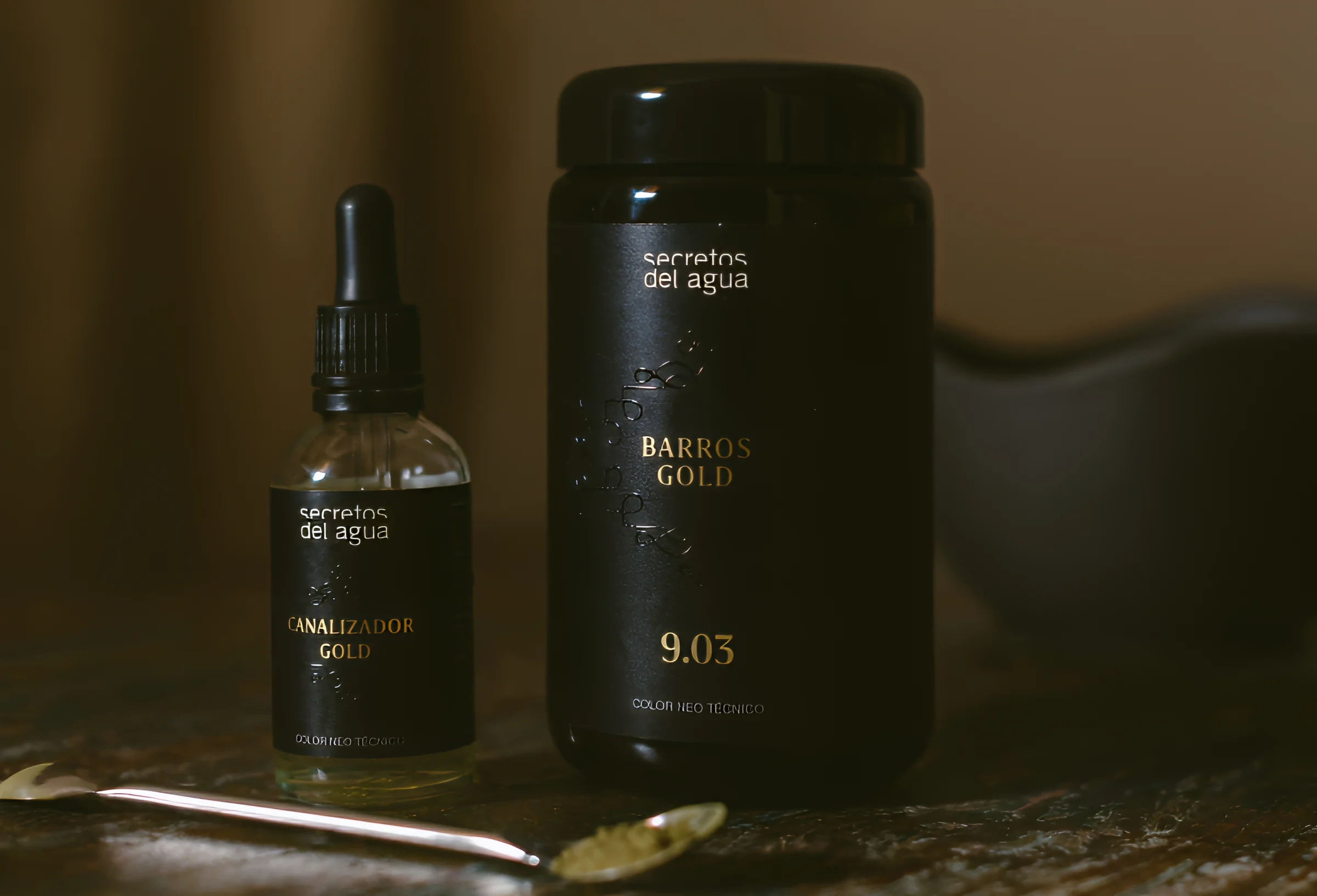 Trabajo de belleza editorial para Barros Gold.